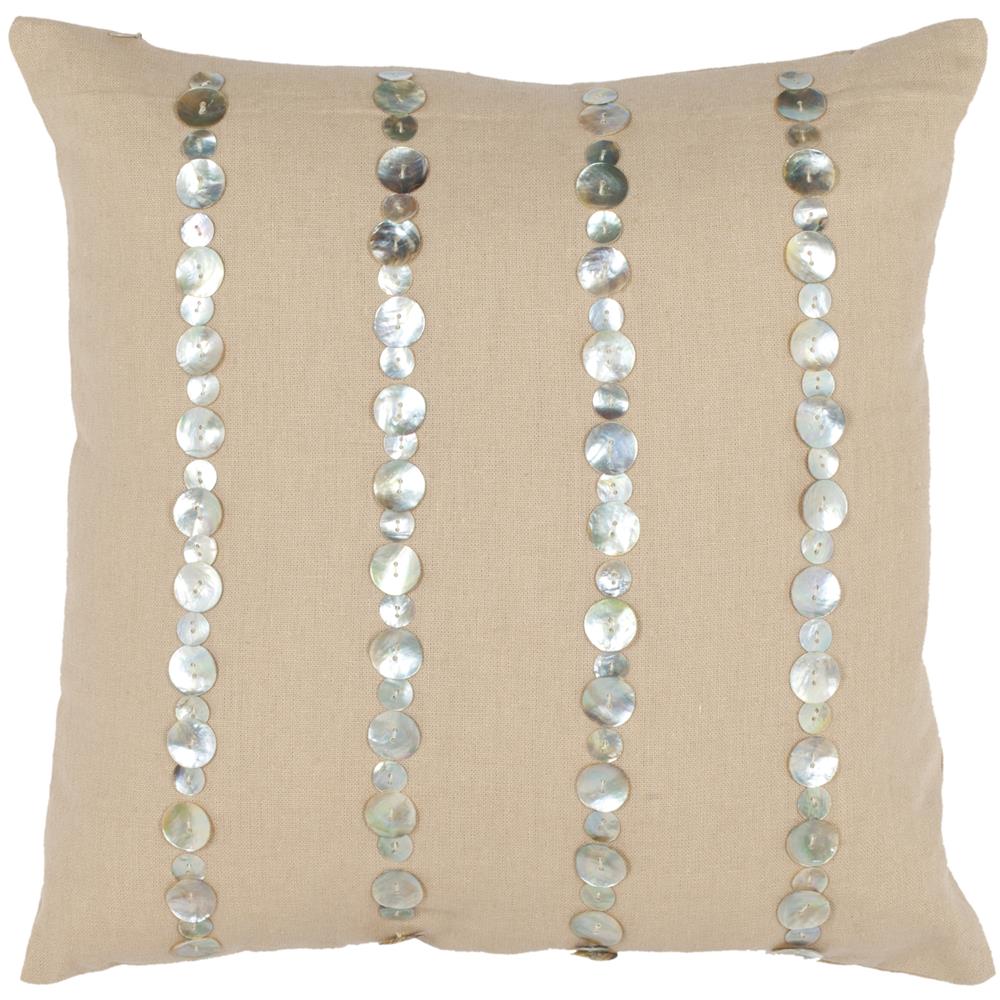 Safavieh PIL869A-1818-SET2 EMBELLISHED JENNA PILLOW Pillows (Set of 2)